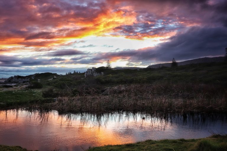 Read more about the article Sunset on the Mossel River