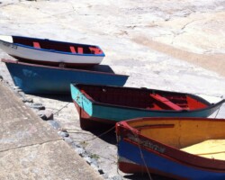 Fishing boats in the Old Harbour old harbour hermanus