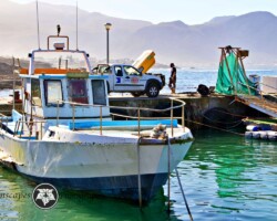 New Harbour Hermanus Boat in New Harbour Hermanus