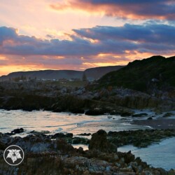 Landscapes Sunset over Beach near Mossel River